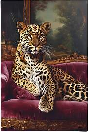 Poster REINDERS "Sofa Panther", bunt