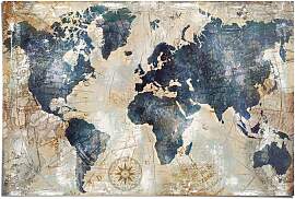 Poster REINDERS "Weltkarte Vintage -