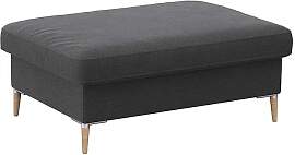 Pouf FLEXLUX "Fiore", grau (dervit