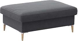 Pouf FLEXLUX "Fiore", grau (soft grau),