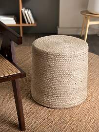 Pouf HANSE HOME "Looma, Jute", beige