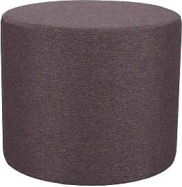 Pouf Rondo 50 cm, runder Sitzhocker aus Polyester, 