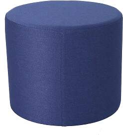 Pouf Rondo, runder Sitzhocker mit Styroporkern,