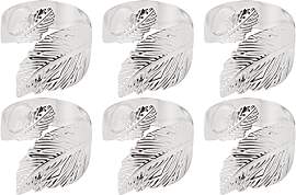 Povxlum Blatt Servietten Ringe Satz Von 6,