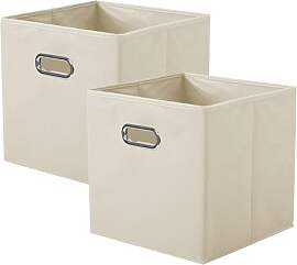 powerking Stoff Aufbewahrungsbox Bins, 2-Pack