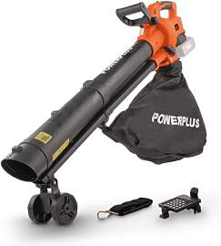 POWERPLUS Dual Power Akku-Laubbläser