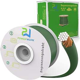 PowerWERK® 100m Begrenzungskabel für Mähroboter 