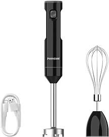 POYOCOM Akku-Stabmixer, kabelloser Stabmixer mit