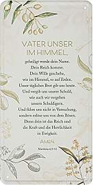 Praisent Blechschild Vater Unser | Metallschild