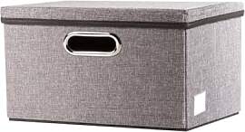 PRANDOM Aufbewahrungsbox mit Deckel,Faltbarer