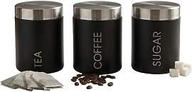 Premier Housewares Tea, Coffee and Sugar Set,