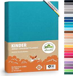 Premium Kinder Spannbettlaken leevitex® | 1er Set 