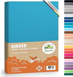 Premium Kinder Spannbettlaken leevitex® | 1er Set 