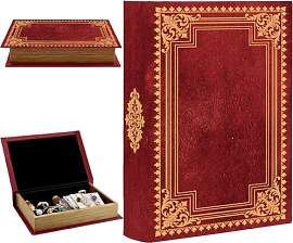 PRESSINART Vintage Buchförmige Aufbewahrungsbox