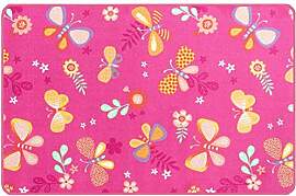Primaflor Kinderteppich - Papillon, Pink,