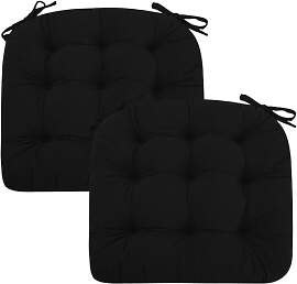 PRIMEPATIO 2er Set Stuhlkissen, 40x40x7 cm,