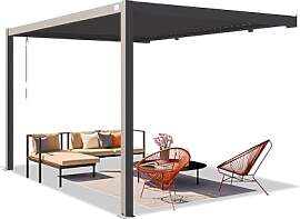 PRIMEYARD Terrassenüberdachung 3x4 m