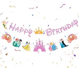 Prinzessin Geburtstag Deko Mädchen- Prinzessin