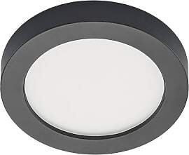 PRIOS LED Deckenleuchte Edwina (Modern) in Schwarz 