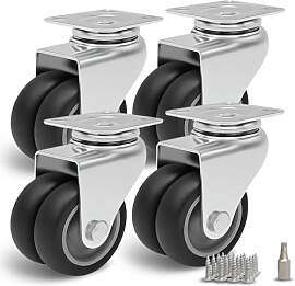 PRIOstahl Möbelrolle 50mm Set Schwerlastrolle