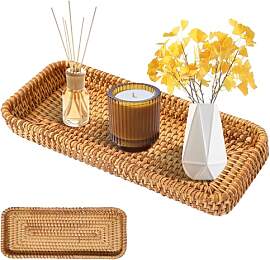 PRITOK Aufbewahrungskorb Rechteckig Geflochtene