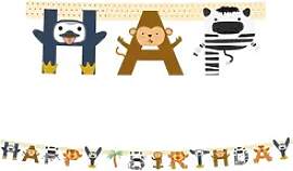 Procos Luftschlange Girlande - Happy Birthday -