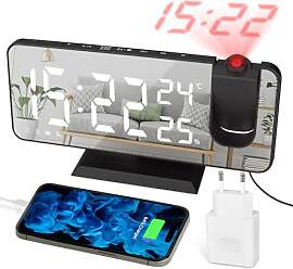 Projektionswecker Digitaler LED-Wecker mit