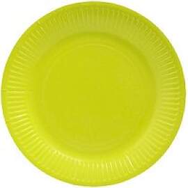 PROnappe Pappteller kiwigrün Ø 23,0 cm, 20 St.
