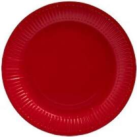 PROnappe Pappteller rot Ø 23,0 cm, 20 St.