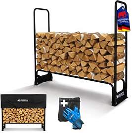 PROREGAL Kaminholzregal CHIMERA außen Metall inkl 