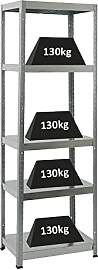 PROREGAL Metallregal Steel Eagle 180x60x40cm