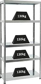 PROREGAL Metallregal Steel Eagle 180x90x40cm