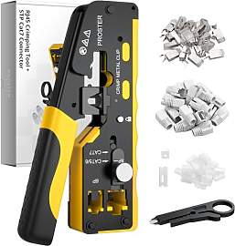 Proster RJ45 Crimpzange Set für CAT5/CAT6/CAT7
