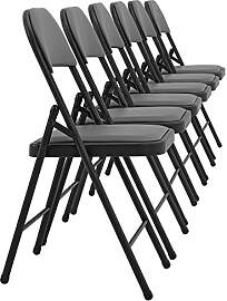 pro.tec Konferenzstuhl 6er Set Bürostuhl Grau