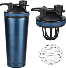 Protein Shaker Edelstahl 750ML Eiweiß Shakers