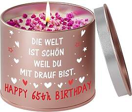 PRSTENLY 65 Geburtstag Frau, Geburtstagsgeschenk