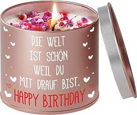 PRSTENLY Geburtstagsgeschenk für Frauen, Kerze