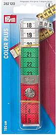 Prym 282120 Maßband Color Plus mit Knopf 150