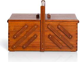 Prym 612551 Nähkasten aus dunklem Holz, L –