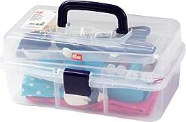 Prym 612725 Nähbox Transparent, 33 x 20 x 15 cm