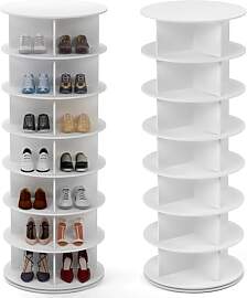 PTUWODS Drehbares Schuhschrank,