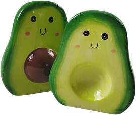 Puckator Avocado Salz- und Pfefferstreuer Set aus