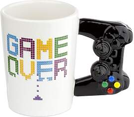 Puckator GAME OVER Gamecontroller geformter Henkel 