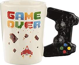 Puckator Game Over mit Controller & Pixel Bild 