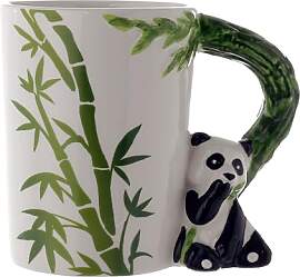 Puckator Panda geformter Henkel Tasse aus