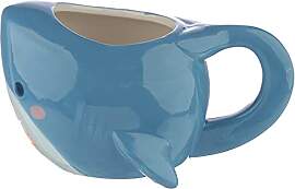 Puckator Shark Cafe Tasse – Haifischkopf, Blau,