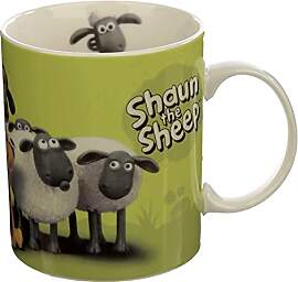 Puckator Shaun das Schaf grüne Tasse aus