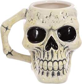 Puckator Uralter Schädel Totenkopf geformte Tasse 