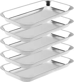 PUCSIQ 5 Stücke Kleine Instrumententabletts,