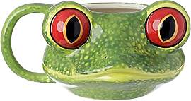 Pukinator große Augen Frosch Keramiktasse,